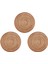 3 Adet El Yapımı Yuvarlak Doğal Rattan Placemat Çiftlik Evi Yuvarlak Hasır Placemats Yemek Masası, Düğün, Partiler, Barbekü, Vb. (Yurt Dışından) 3