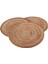 3 Adet El Yapımı Yuvarlak Doğal Rattan Placemat Çiftlik Evi Yuvarlak Hasır Placemats Yemek Masası, Düğün, Partiler, Barbekü, Vb. (Yurt Dışından) 5