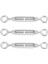 M4 Paslanmaz Çelik 304 Göz ve Göz Turnikili Tel Halat Gerilim (5pcs) (Yurt Dışından) 2