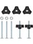 5 Paket M8 T Track Bolts Düğüm Kiti 4 Inç T Yuva Cıvataları Yıkacılarla T Track Aksesuarları Ahşap Işleme Jigleri (Yurt Dışından) 3