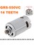 GRS550VC 14 Diş Dc Motor 21500-29000RPM Lityum Matkap Motoru Dc 12V Şarj Edilebilir Elektrikli Testere Tornavida Için (Yurt Dışından) 2