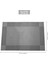 Placemat, Çapraz Dokunma Dokuma Slip Olmayan Yalıtım Placemat Yıkanabilir Masa Paspasları 4 (4pcs Placemats, Gümüş Gray) (Yurt Dışından) 4