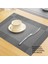 Placemat, Çapraz Dokunma Dokuma Slip Olmayan Yalıtım Placemat Yıkanabilir Masa Paspasları 4 (4pcs Placemats, Gümüş Gray) (Yurt Dışından) 5