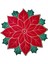 Tatil Noel Işlemeli Placemats Aplike Poinsettia Placemats Masa Dekorasyonu Için Noel Çiçek Placemat A (Yurt Dışından) 2