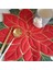 Tatil Noel Işlemeli Placemats Aplike Poinsettia Placemats Masa Dekorasyonu Için Noel Çiçek Placemat A (Yurt Dışından) 5