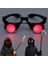 2pcs Cadılar Bayramı Korku Kırmızı Göz Gözlükleri Props Komik Kişilik Korkunç Korku Glassesparty Zor Gözler Cosplay Prop Glow (Yurt Dışından) 2
