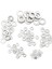 105PCS 304 Düz Paslanmaz Çelik Yıkayıcılar M3 M4 M5 M6 M8 M10 Vidalar Için Onarım Kiti Aracı (Yurt Dışından) 1