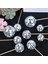 24PCS Disco Ball Cupcake Toppers Mutlu Yıllar Kek Topper Disco Ball Cake Seçimleri Tema Kek Dekoru Için Disko Tema Partisi (Yurt Dışından) 5