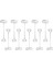 10PCS 8.6 Inç Boyunda Yer Kartı Tutucular Kalp Şekli Masa Numarası Tutucu Standlar Resim Fotoğrafı Not Notu Klip (Yurt Dışından) 3