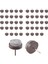 Yukarıx 50PCS Sandalye Bacak Zemin Keçe Pad Skid Glide Diy Tırnak Koruyucular 20MM Dia (Yurt Dışından) 1