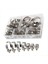 60PCS 8-38MM Ayarlanabilir Paslanmaz Çelik Vida Bant Hortum Kelepçeler Araç Yakıt Hortum Kelepçeler Boru Kelepçesi Solucan Dişli Klipsi Hortum Kelepçesi (Yurt Dışından) 1
