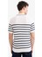 %100 Pamuk Standart Fit Polo Yaka Kısa Kollu Çizgili Tişört E5861AX25SP 12