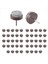 Yukarıx 50PCS Sandalye Bacak Zemin Keçe Pad Skid Glide Diy Tırnak Koruyucular 20MM Dia (Yurt Dışından) 2
