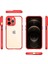 iPhone 13 Pro Kılıf Miami Şeffaf Silikon - KIRMIZI-(5796) - MB000X-2G6NO7 2