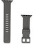 Apple Watch 38MM KR408 Çizgili Silikon Kordon - Koyu GRI-(5796) - MB000X-2GAKY8 2