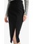 Basic Düz Normal Bel Yırtmaçlı Midi Kalem Etek Y6466AZ25SP 11
