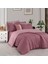 Solo Tone Tek Kişilik %100 Pamuk Nevresim Takımı Pembe 2