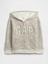 Kız Bebek Bej Gap Logo Fermuarlı Sweatshirt 1