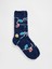 Kadın Lacivert Cozy Çorap 1