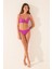 Pembe Klasik Fırfırlı Bikini Altı 5