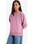 Kız Çocuk Relax Fit Bisiklet Yaka Basic Düz Okul Sweatshirt A2797A825AU 9