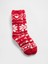 Kadın Kırmızı Cozy Çorap 1