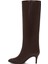 Kadın Kahverengi Ince Topuklu Deri Çizme 25WFD141618 4