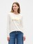 Kadın Krem Favorite Gap Logo T-Shirt 1