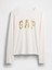 Kadın Krem Favorite Gap Logo T-Shirt 2