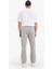 Regular Fit Beli Bağcıklı Cepli Düz Paça Kalın Eşofman Altı D7836AX25AU 13