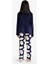 Kız Çocuk Pijama Takımı Pelüş Baskılı Uzun Kollu Üst Desenli Uzun Alt D1083A825WN 13