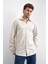 Pamuk Karışımlı Regular Fit Uzun Kollu Örme Gömlek Erkek Gömlek B35W22011 114 5