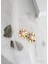 Incili Çelik Vintage Seri Gold Küpe 3