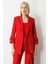Kadın Kolu Apoletli Torba Cepli Ceket 5057 Kırmızı 1