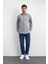 Pamuk Karışımlı Regular Fit Uzun Kollu Örme Gömlek Erkek Gömlek B35W22011 105 3
