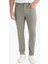 Slim Fit Dar Kesim Dar Paça Cepli Dokulu Pantolon 16