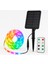Solar Panelli 3000K Şerit LED Işık – Kumandalı, IP65, Bahçe Ağaç Çit Dekor Aydınlatma Seti 6