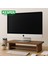 Ayaklı Ahşap Bilgisayar Standı, Ekran ve Monitör Yükseltici (80X22X12CM) 1