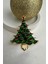 Yılbaşı Özel Serpme Taş Detay Çam Ağacı Broş (6cm) 3