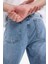 %100 Pamuk 90's Slim Fit Dar Kalıp Yüksek Bel Dar Paça Kar Yıkamalı Jean Pantolon F0161AX25SP 14