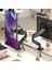 Ayarlanabilir Gazlı Yay Monitör Kolu – 13-34″ Düz/kavisli Ekranlar Için Tam Hareketli Masa Montajı (Vesa 75×75 / 100×100) 2