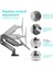 Ayarlanabilir Gazlı Yay Monitör Kolu – 13-34″ Düz/kavisli Ekranlar Için Tam Hareketli Masa Montajı (Vesa 75×75 / 100×100) 10