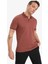 Slim Fit Dar Kesim Polo Yaka Kısa Kollu Dokulu Basic Düz Tişört T5259AZ25SM 8