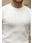 Erkek Bisiklet Yaka Çizgi Kabartmalı Uzun Kollu Triko 3