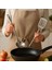 Buffer® 4lü Çelik Kepçe,süzgeç,servis Kaşığı,spatula Mutfak Yemek Hazırlama Servis Seti 3