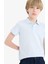 Erkek Çocuk Polo Yaka Basic Düz Pike Okul Tişörtü K1689A625AU 7