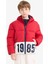 Erkek Çocuk Su Geçirmez Kapüşonlu Fermuarlı Şişme Mont E9021A825WN 11