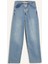 Wide Leg Bağcıklı Bel Uzun Jean Yıkamalı Pantolon 16