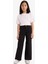 Kız Çocuk Wide Leg Geniş Paça Pamuklu Okul Pantolonu 9