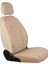 Seat Cordoba Uyumlu Deri Oto Koltuk Kılıfı 5li Set Nero Bej 6